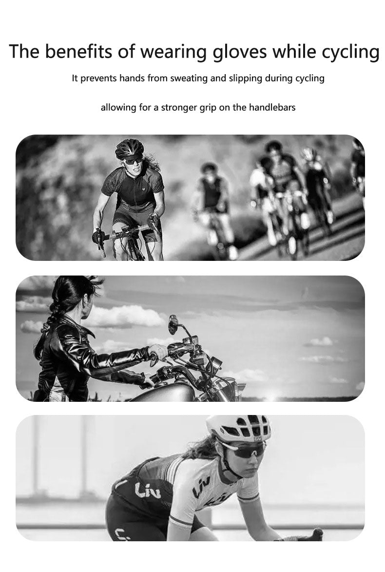 Cycling gloves, men's autumn and winter motorcycle gloves, anti slip off-road riding gloves, touch screen gloves, full finger racing gloves