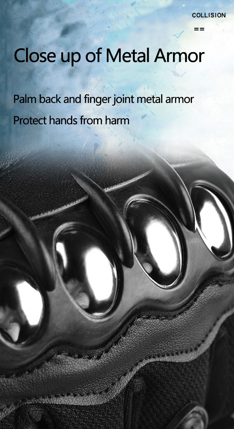 Hard shell long finger short sports gloves for men and women, outdoor cycling, motorcycle, off-road fitness, sports tactical gloves