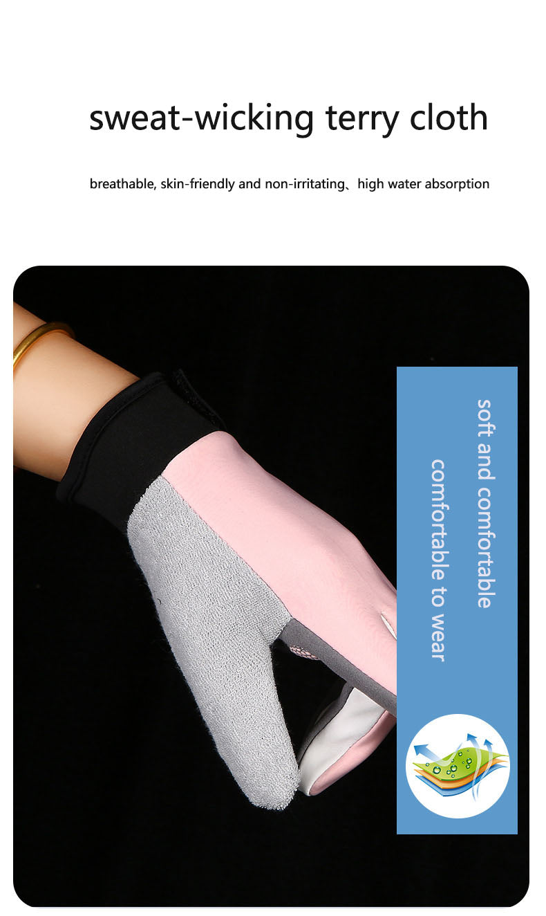 Cycling gloves, men's autumn and winter motorcycle gloves, anti slip off-road riding gloves, touch screen gloves, full finger racing gloves