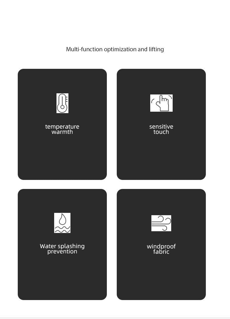 Ski gloves for couples cycling in autumn and winter, warm and touch screen sports, cold proof, and thick cotton gloves with fleece added