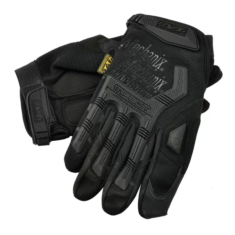 Tactical long finger gloves, outdoor cycling sports gloves, fitness gloves suitable for touch screen use, military fans, special forces, anti-slip gloves
