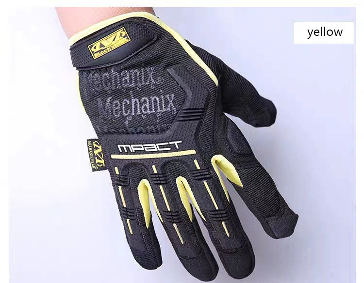 Tactical long finger gloves, outdoor cycling sports gloves, fitness gloves suitable for touch screen use, military fans, special forces, anti-slip gloves