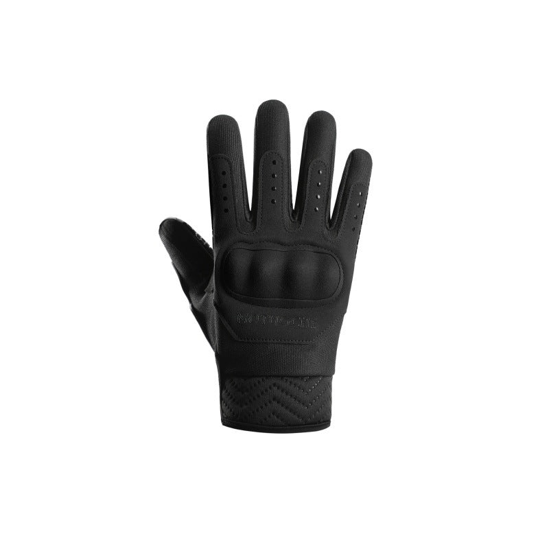 Cycling gloves, men's autumn and winter motorcycle gloves, anti slip off-road riding gloves, touch screen gloves, full finger racing gloves