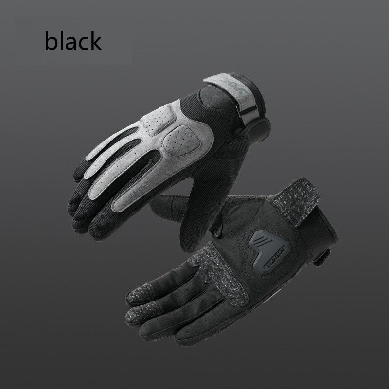 Riding macaron motorcycle gloves, summer men's sun protection, female knight's contrasting color, thin anti slip and wear-resistant motorcycle gloves