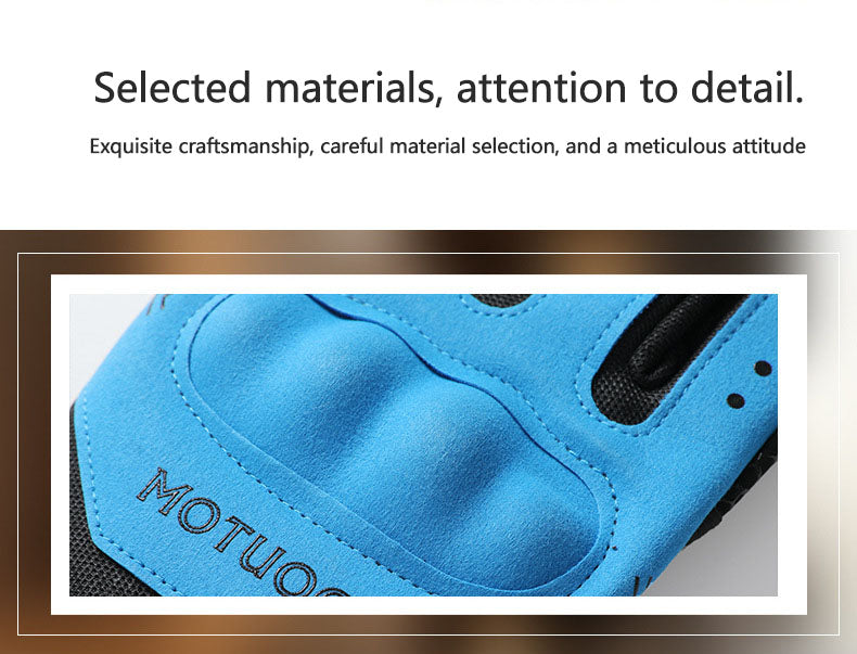 Cycling gloves, men's autumn and winter motorcycle gloves, anti slip off-road riding gloves, touch screen gloves, full finger racing gloves