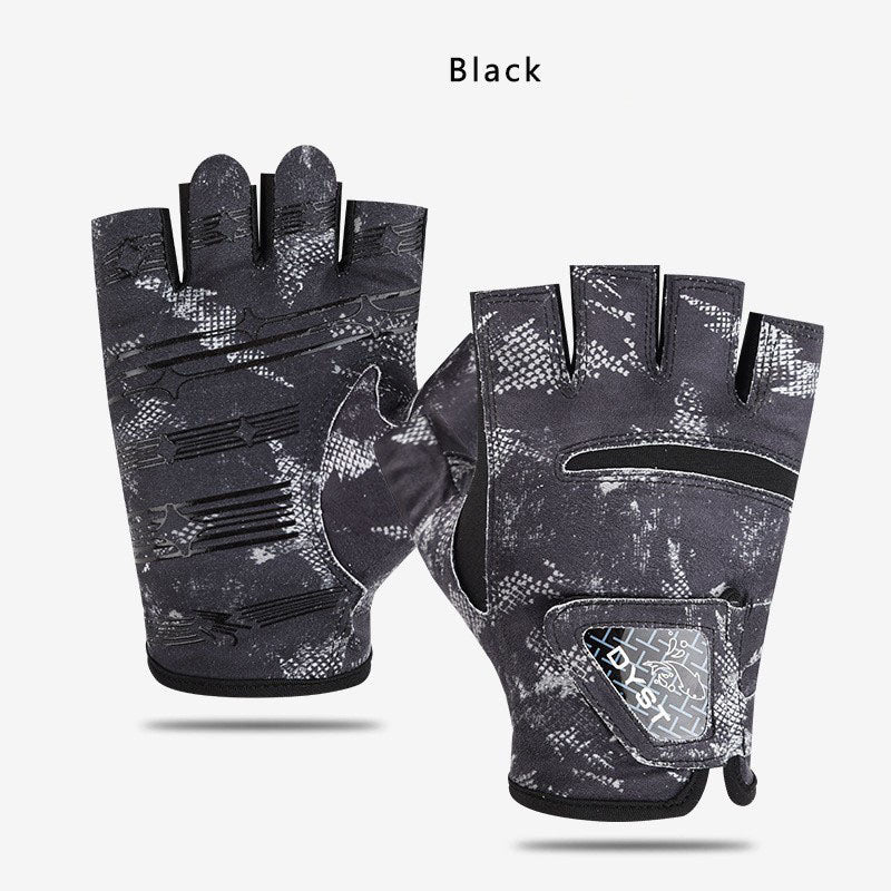 New Style Summer Fishing Gloves: Thin, Outdoor Angling-Ready, Breathable & Cool, Anti-Slip Palm, Sun-Protective & Wear-Resistant, Unisex, Three-Finger Exposed